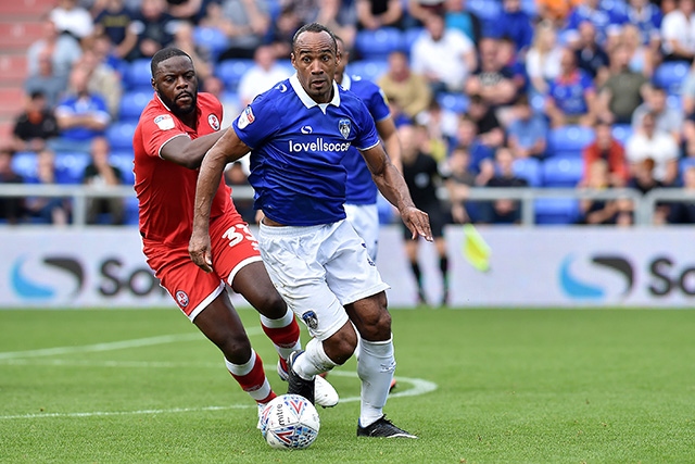 Striker Chris O'Grady.

Picture courtesy of Oldham Athletic Football Club