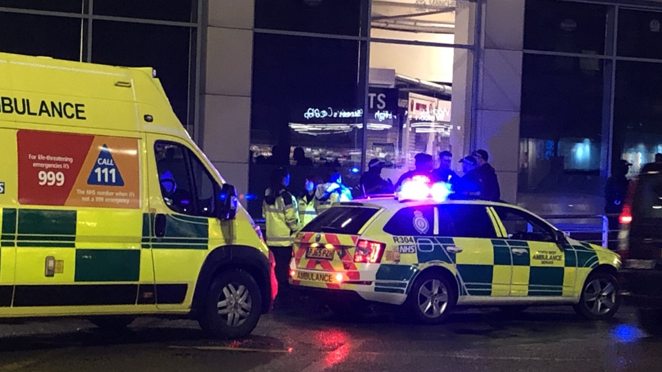 Manchester Arndale Centre on Friday night