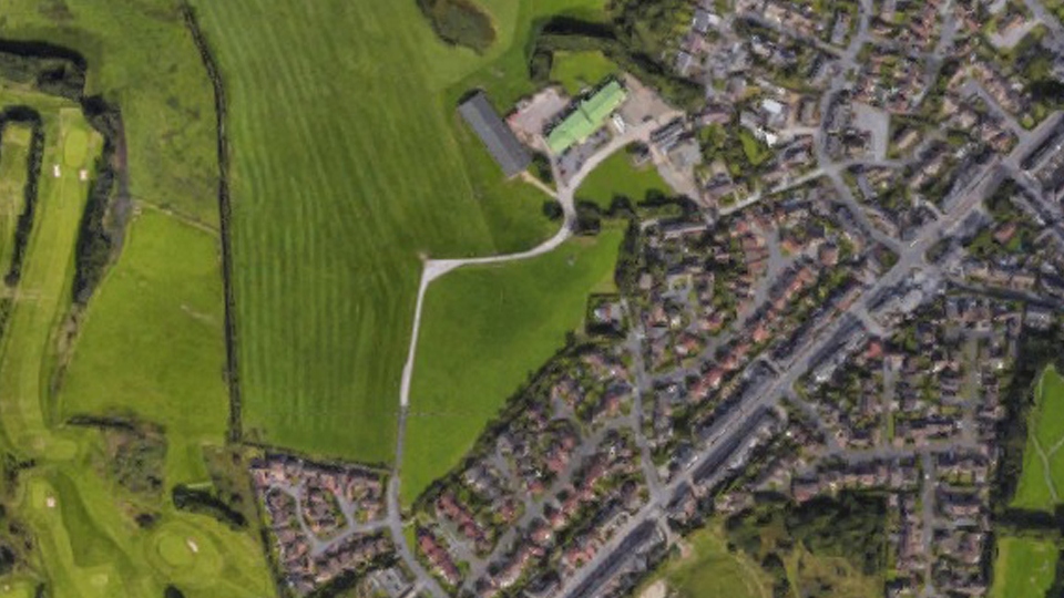 The land at Cowlishaw in Oldham which is being proposed for development