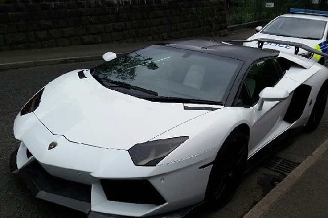 The driver didn't have the right insurance to be driving the £300,000 car