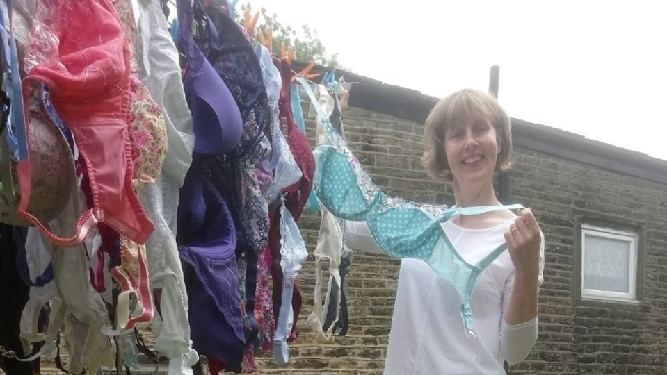 Jacqui Rosedale has been recycling bras