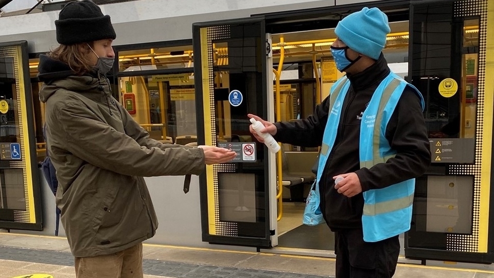 A pre-Christmas day of action saw officers engaging with public transport users to educate them about the importance of wearing a face covering