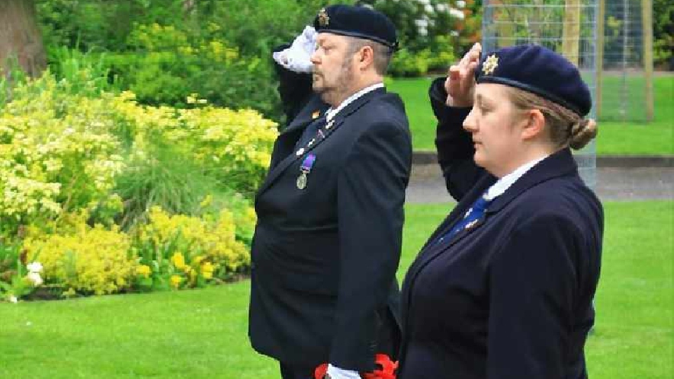 Oldhamers came with quiet resolve and resolute hearts to share the 75th anniversary of VE Day