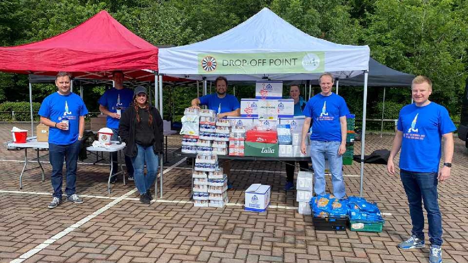 More than 4,000 items were gifted to the needy at the collection point in the Kingfisher car park in Greenfield