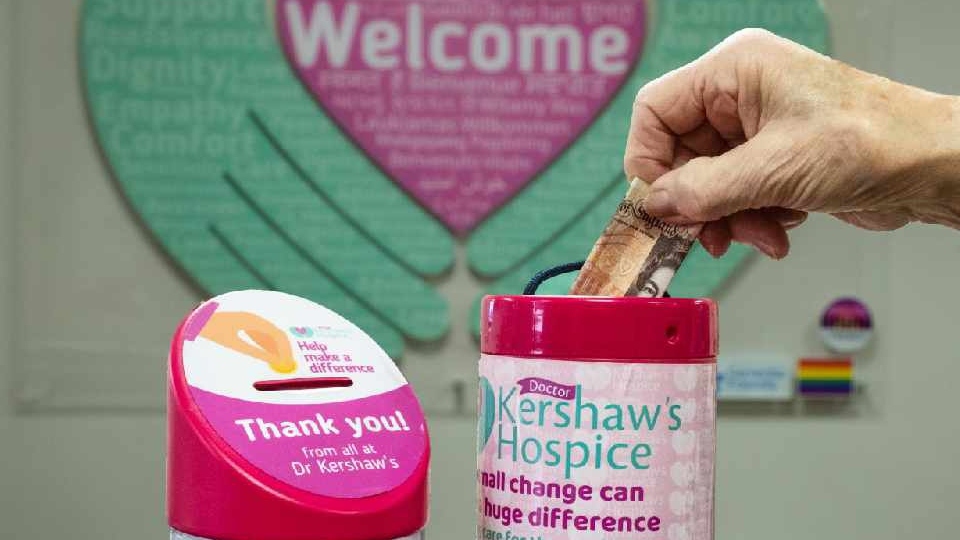 The Hospice’s collection tin appeal, which focuses on local businesses, is a simple way to support the Hospice by collecting loose change on their behalf