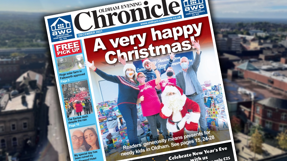 Your Christmas Oldham Evening Chronicle is available now