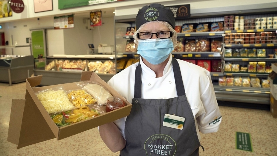 Colleagues working on Morrisons pizza counters in stores will each prepare 30 pizza kits per day