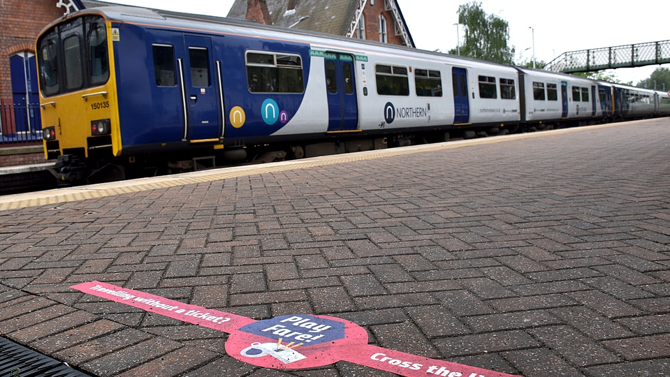 'Don’t cross the line' is the warning being issued to persistent fare evaders on the Northern network