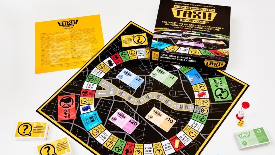 The board game is based on the working life of a Greater Manchester cabbie