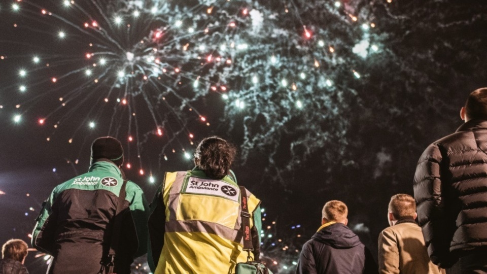 Over the next few weeks almost a thousand trained St John Ambulance volunteers will be supporting at over 140 Diwali and Bonfire Night events across the country