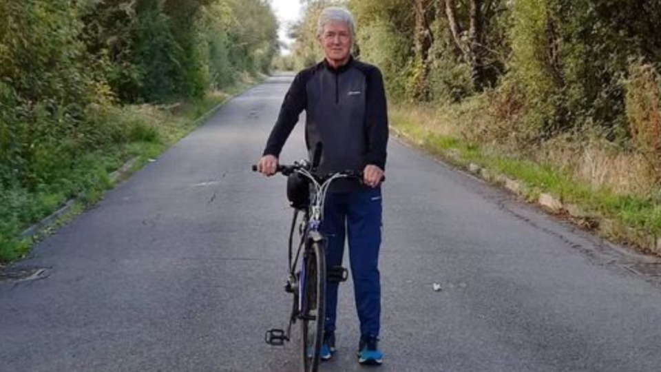 Graham Nelmes got on his bike and has raised almost £2,000 so far