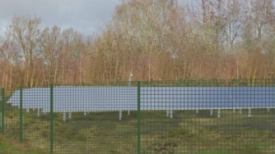 How the solar farm could look when installed in Failsworth