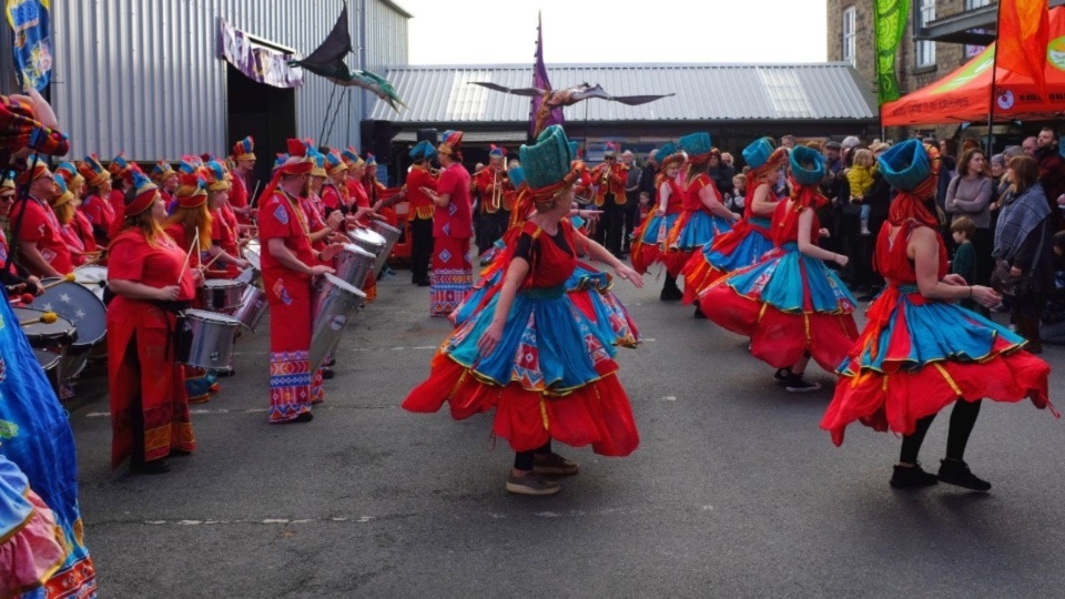 There was a party atmosphere at the event which marked the 25th anniversary of Emmaus Mossley