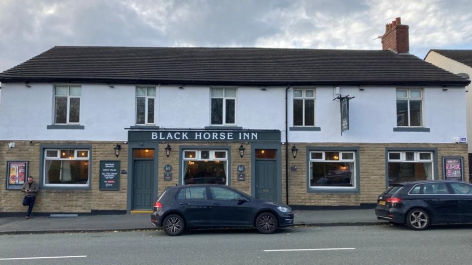 The refurbished Black Horse pub in Watersheddings