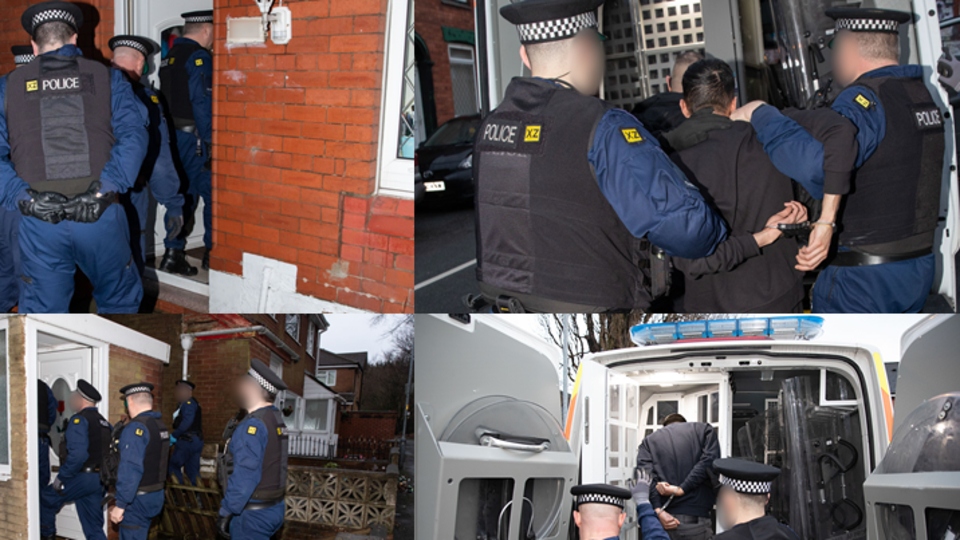 Warrants were issued at properties in Chadderton 