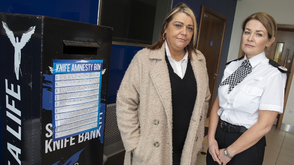 Nicola with GMP Assistant Chief Constable Sarah Jackson