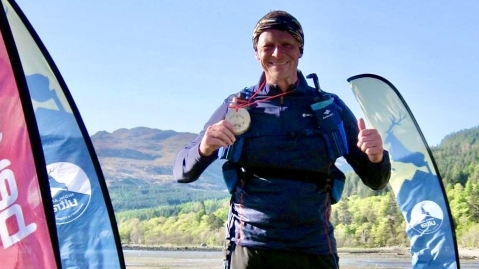 Steve Hill, MBE, completed the 125 KM Scottish Ultra Marathon on Sunday 