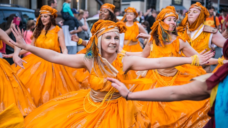 Global Grooves carnival dancers