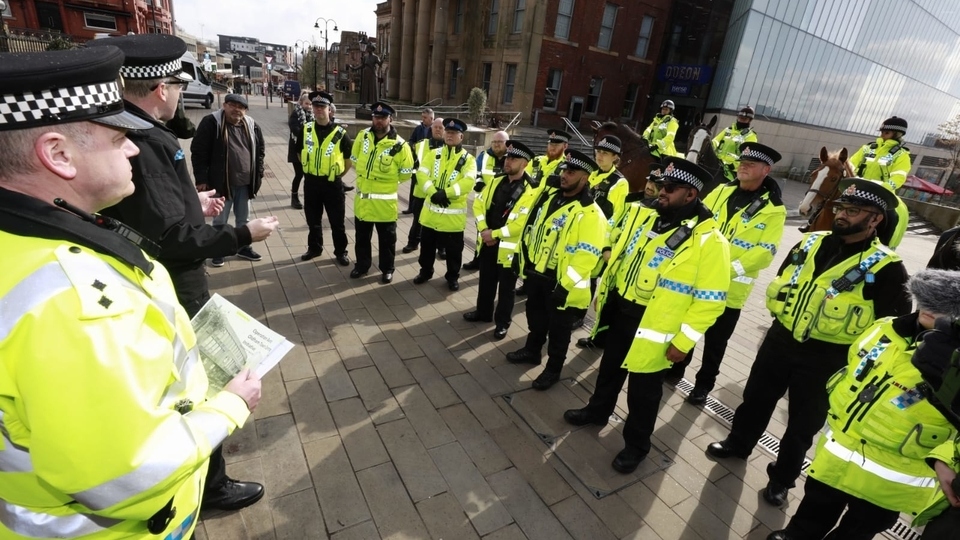 Police operation in Oldham