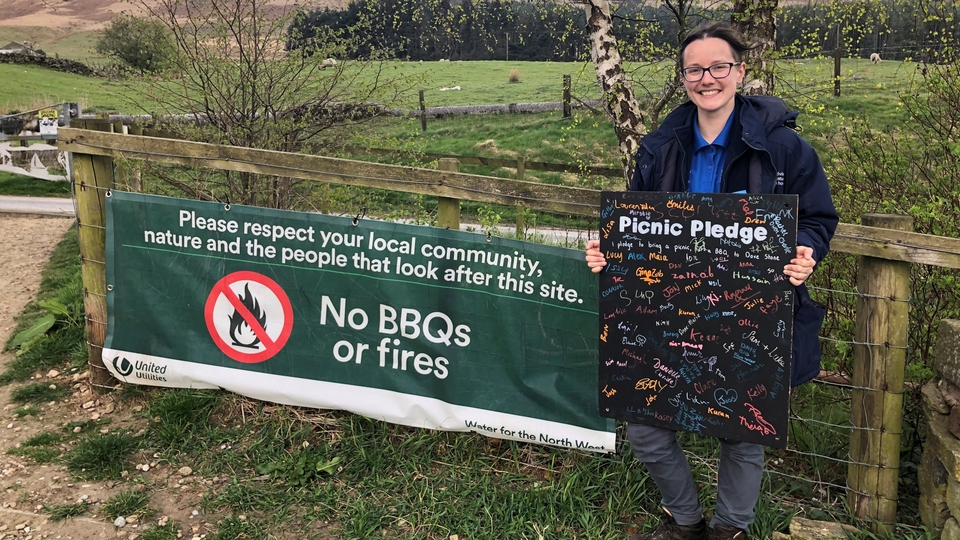 Corrie Porter-Young, Dove Stone Fire Ranger; Credit: RSPB