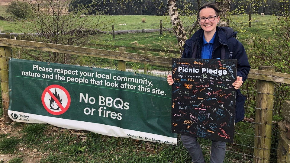 Corrie Porter-Young, Dove Stone Fire Ranger [Pic: RSPB]