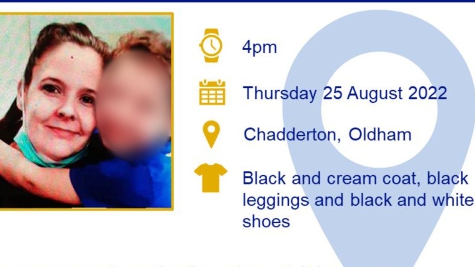 Emma is missing from Chadderton