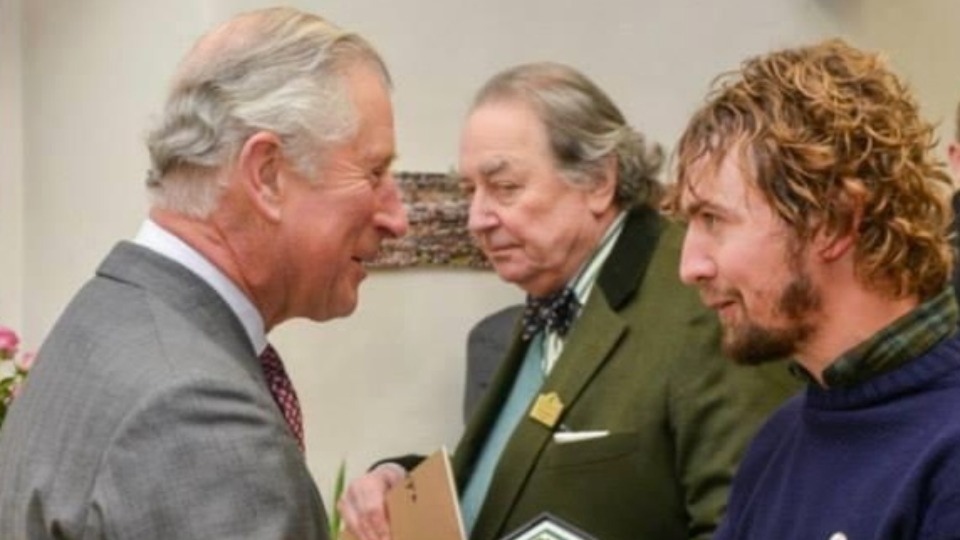 King Charles III pictured with Adam