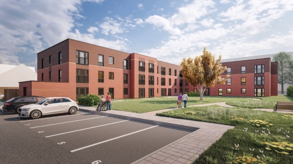 The proposed retirement living complex in Failsworth