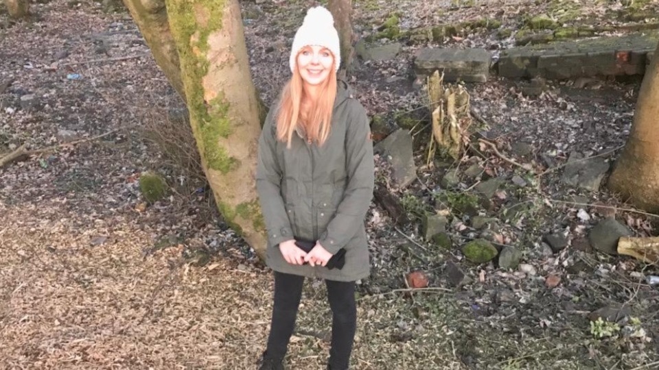 Councillor Leanne Munroe pictured close to the Pearly Bank play area