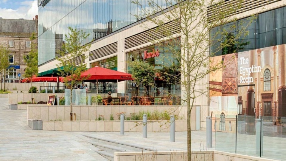 The proposed food hall in Oldham Town Hall