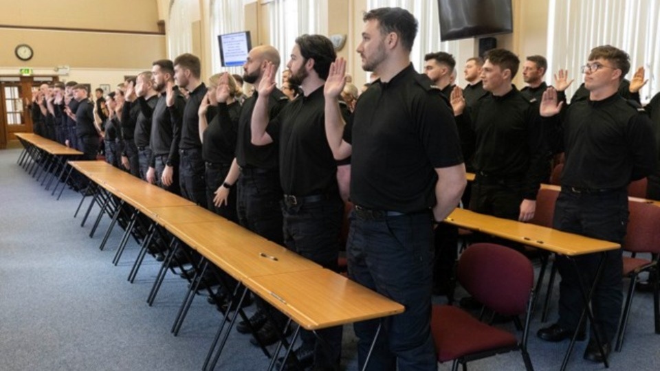 The attestation ceremony is an important moment for all police officers as they embark on a career in policing