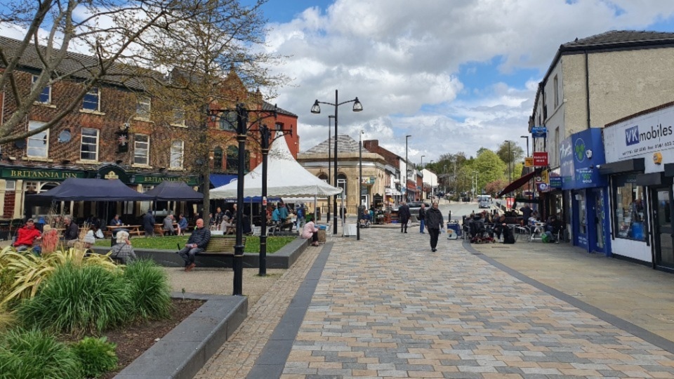 Middleton town centre as it is today