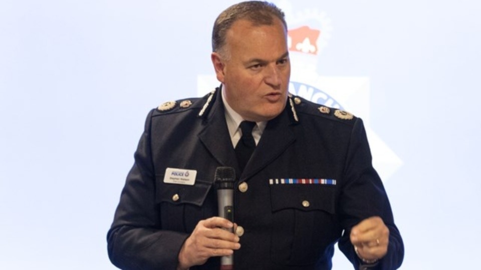 Greater Manchester Police Chief Constable Stephen Watson