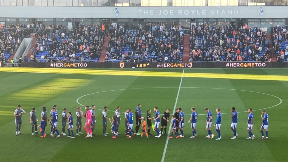 Halifax triumphed 2-1 at Boundary Park last night (Tuesday)