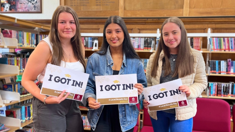 Rishworth School students celebrate their A level results