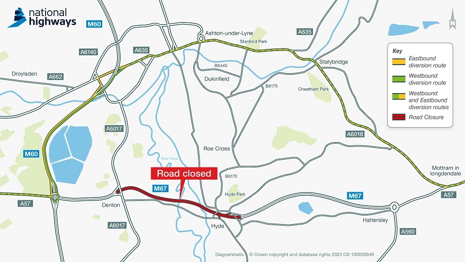 Oldham News Main News Weekend motorway closure set to hit