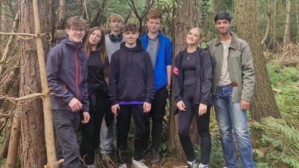 Blue Coat Year 12 students took part in an exciting trip to Go Ape in Delamere Forest