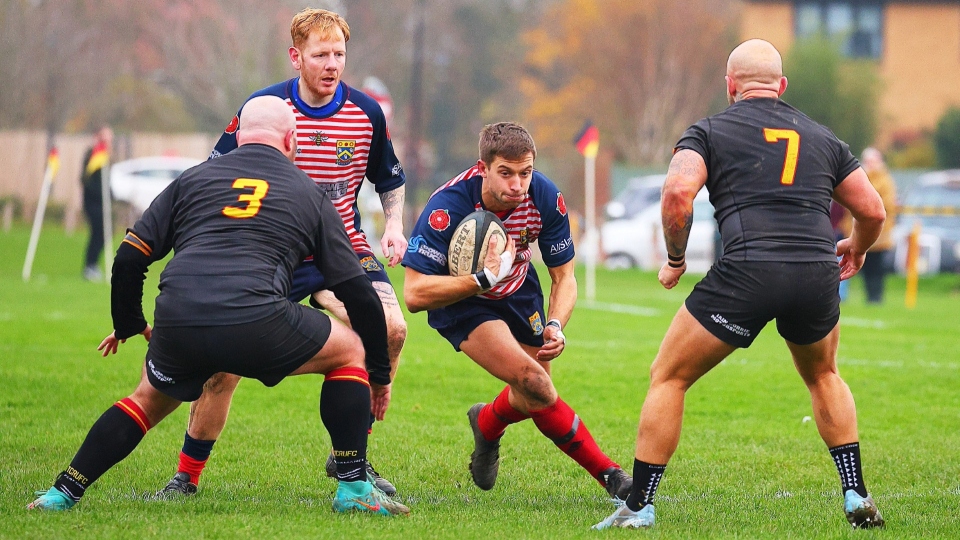 Jack Taylor tries to make a break. Image courtesy of Tim Abram