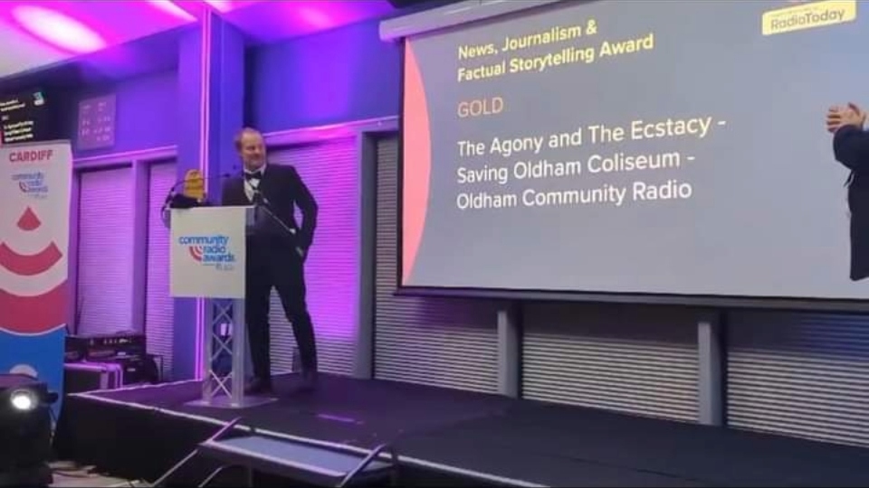 The local station claimed the top accolade in the ‘News, Journalism and Factual Storytelling’ category at the prestigious ceremony held in Cardiff. Image courtesy of Ken Bennett