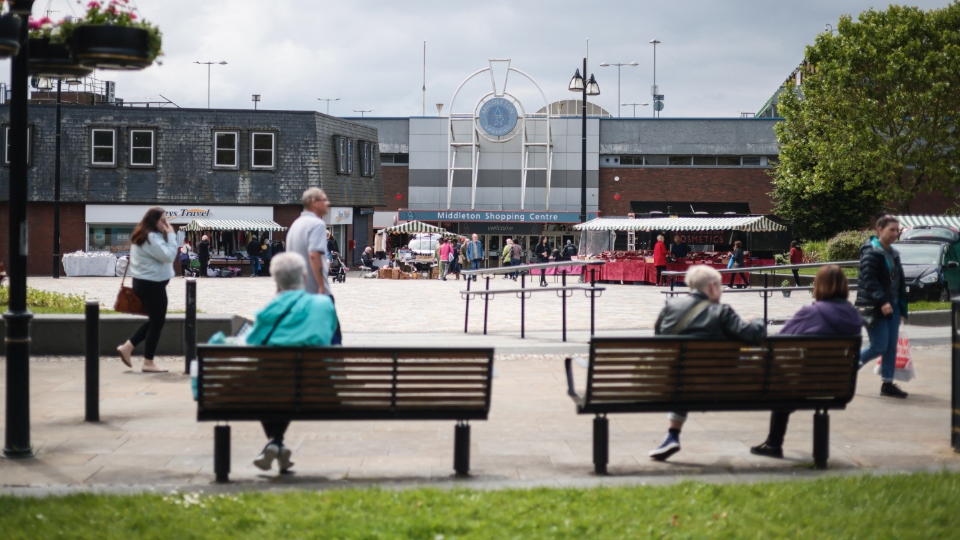 Middleton town centre. Image courtesy of the MEN