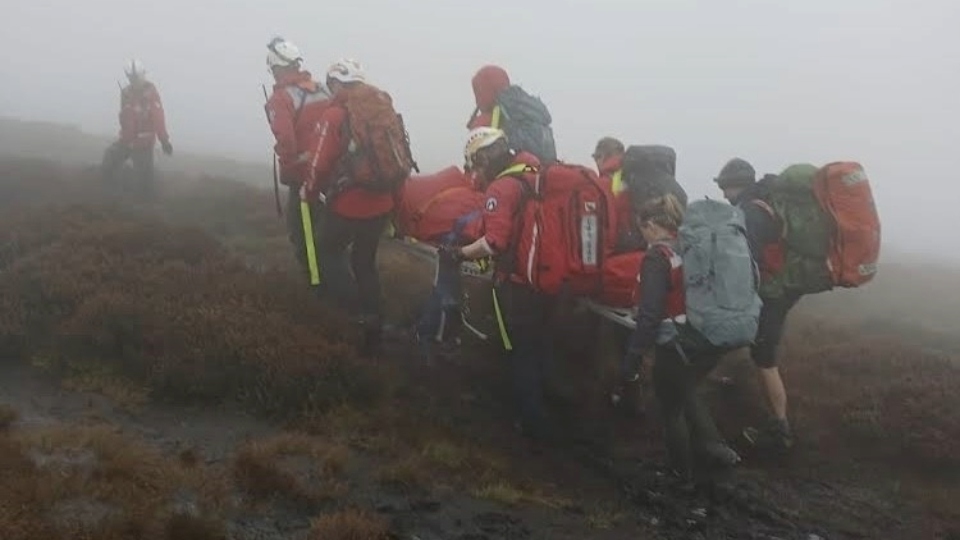 A scene from the incident near the Raven Stones Trinnacle