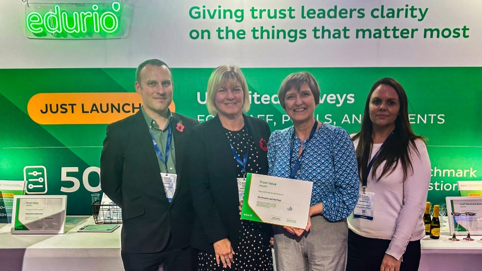 Pictured are (left to right): Stewart Ash (PLT Chief Financial Officer), Jayne Clarke OBE (Chief Executive Officer), Pam McIlroy (Chief Operating Officer) and Danielle Hunt (Lead Governance Professional)