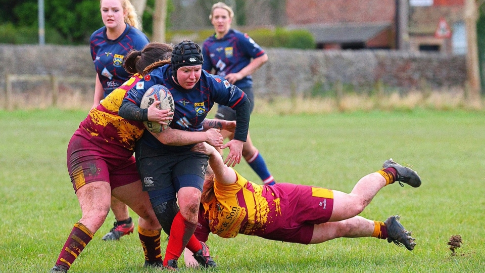 Emma Procter in the thick of the action. Image courtesy of Tim Abram