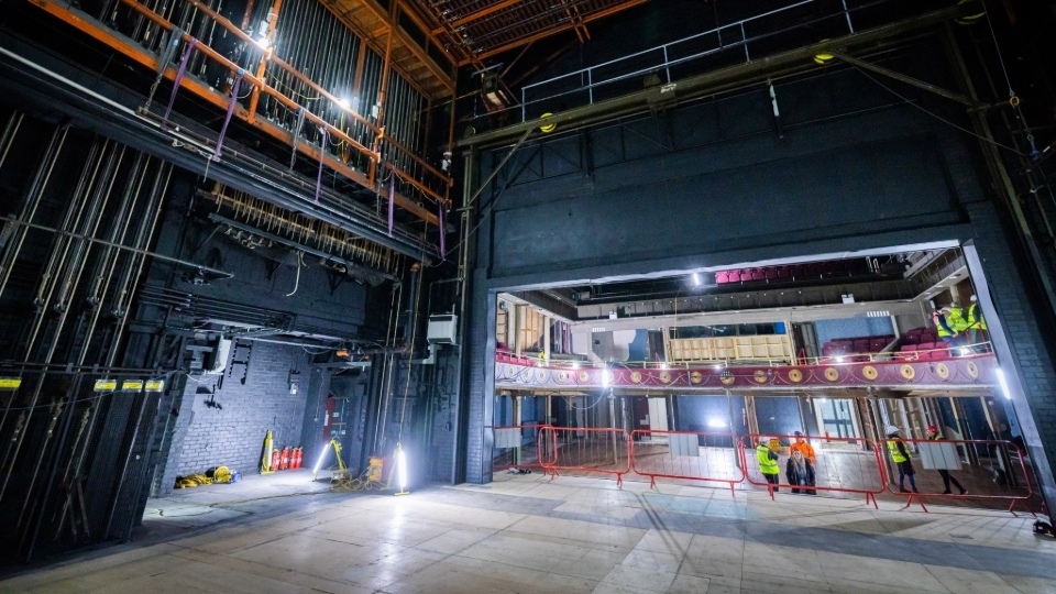 The Oldham Coliseum theatre is ready for its refurb. Image courtesy of Oldham Council