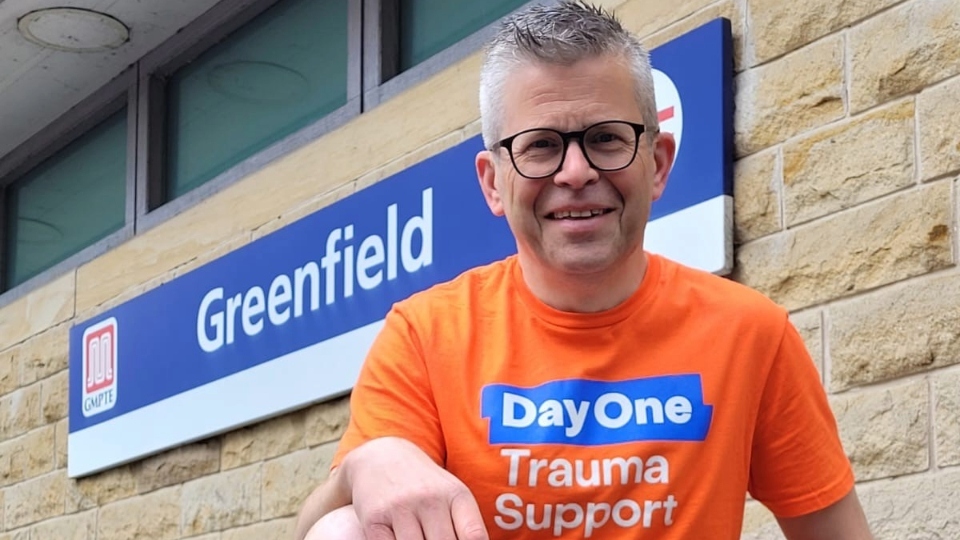 Colin Green pictured at Greenfield station