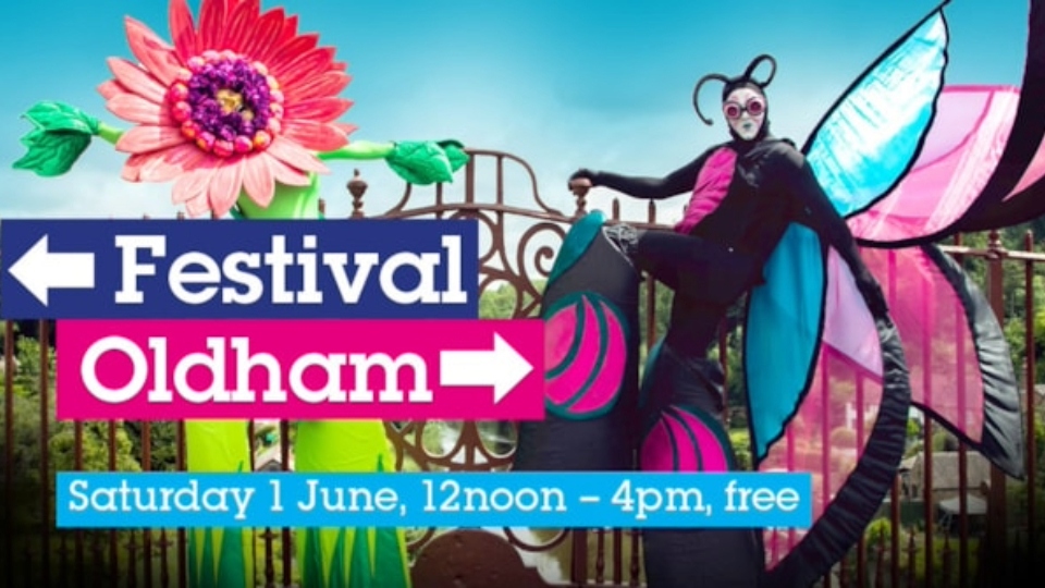 Festival Oldham will showcase the very best local, regional and national outdoor arts, street theatre, music, dance and visual arts