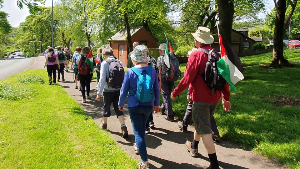 People can join the walk for the morning, for the afternoon or for the full day