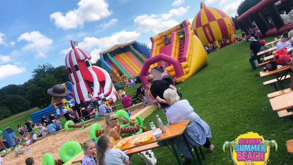 The Oldham Summer Beach event will open this Saturday