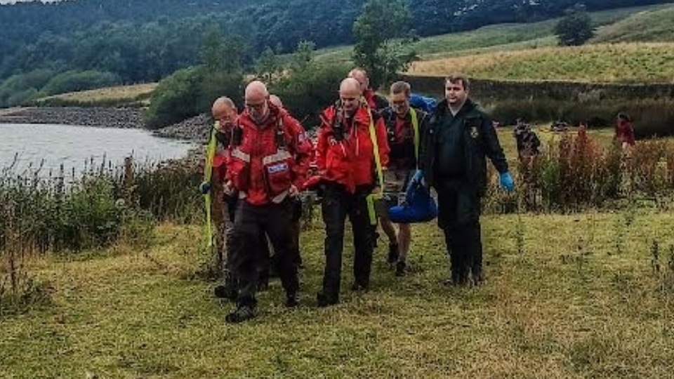 A scene from Wednesday's rescue incident