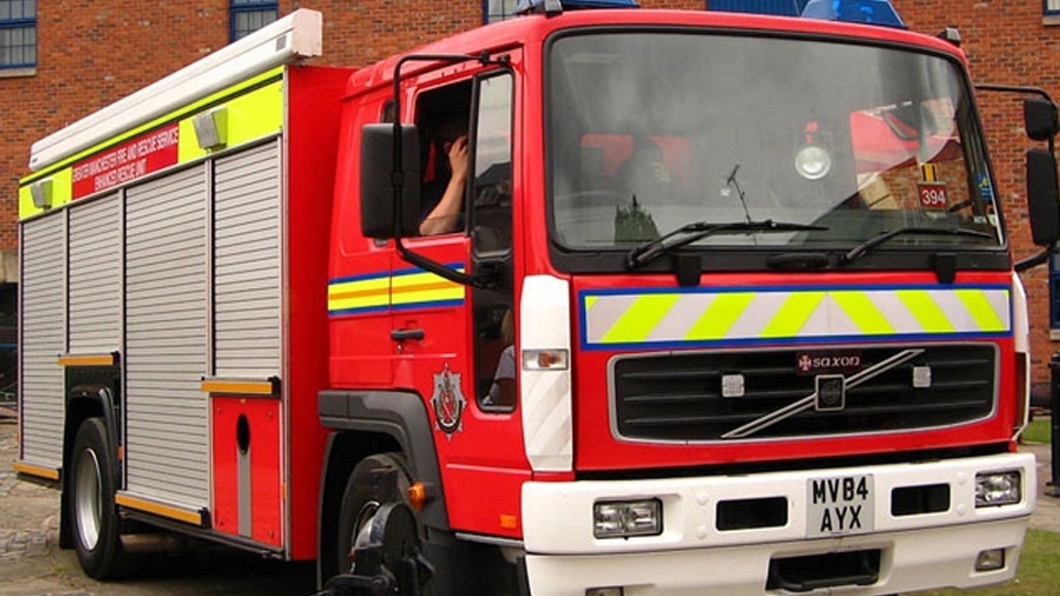 Three fire engines from Chadderton, Hollins and Mossley attended the incident